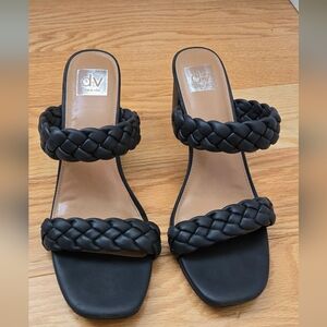 Dolce Vita Women's Black Braided Sandals